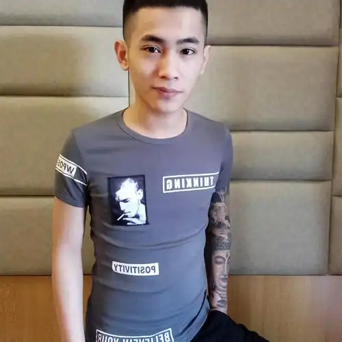 网红套装男快手红人同款短袖t恤精神小伙社会人一套短裤夏季潮流