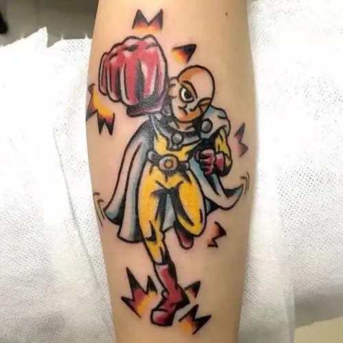 一拳超人纹身图案