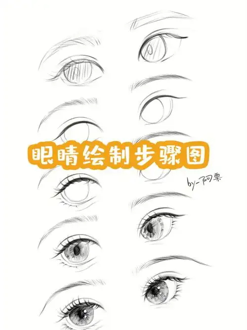 插画教程插画眼睛画法简单步骤过程