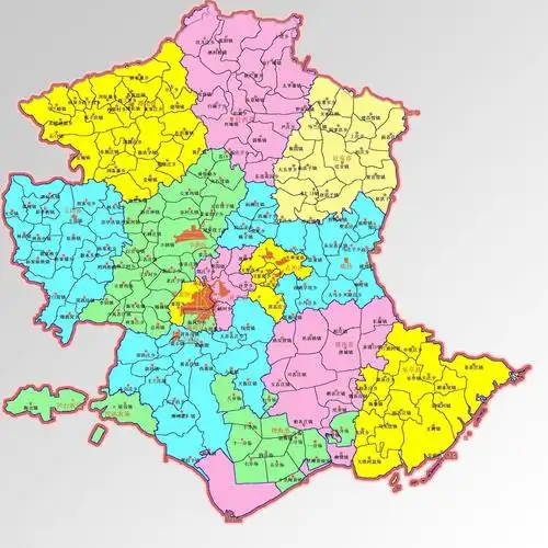 河北省唐山市地图 唐山市地图划分-徐拾记官网