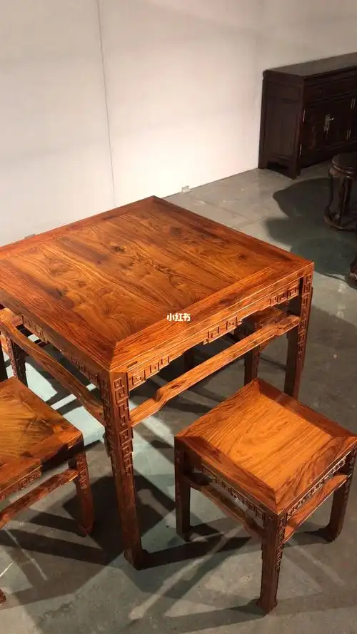 海南黄花梨休闲桌