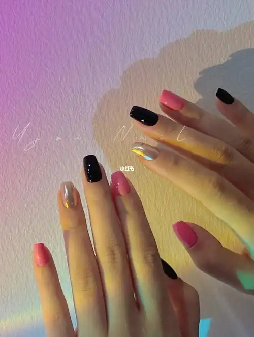 辣妹儿～#武汉美甲97  #武汉美甲  #武汉日式美甲  #美甲分享  #黑