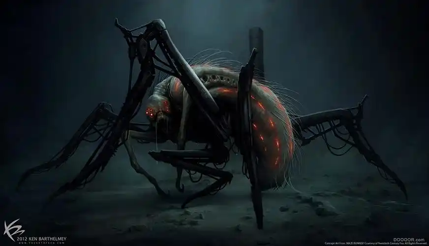 themazerunner科幻电影异形虫族生物形象设计19p