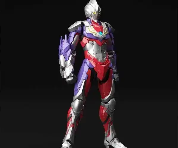 钢铁迪迦奥特曼手办官图实物赏析自持护盾和光剑还能发光的迪迦_问题