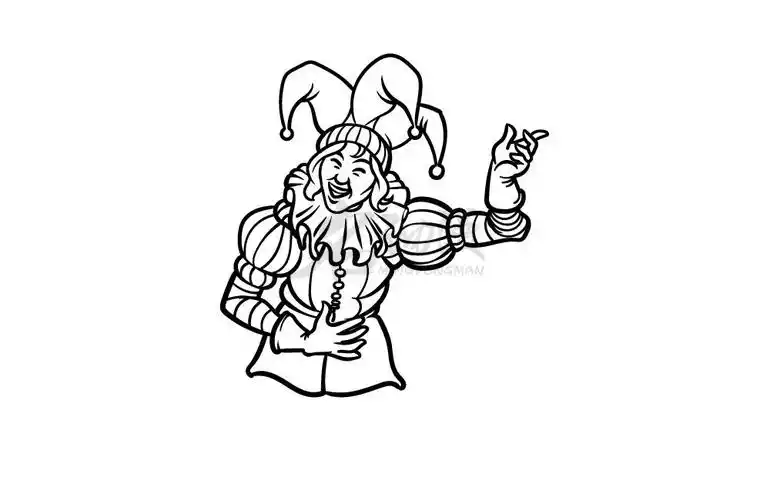 怎样画小丑初学者画小丑步骤图