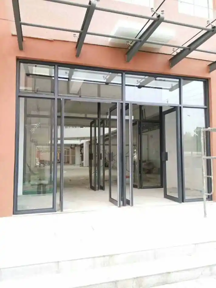 优质肯德基门 铝合金地弹门厂家 工厂批发价格