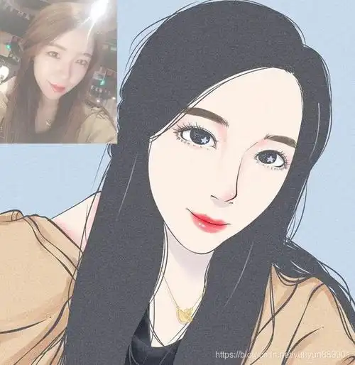 程序员独特的浪漫:拿女朋友的照片做成动漫人物当头像