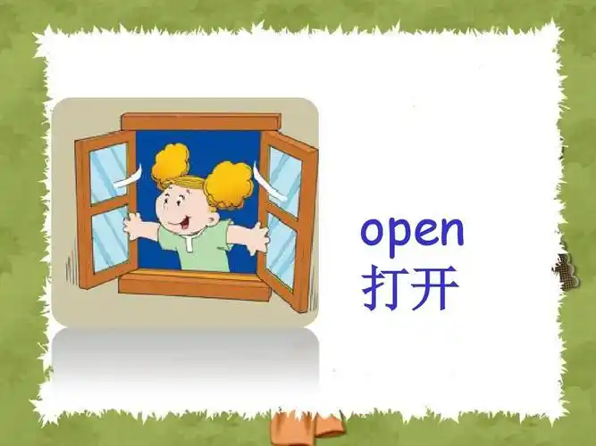unit 1 back to school lesson 6 open and close 课件1-优质公开课