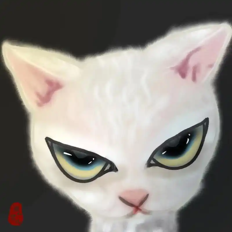 德文卷毛猫 #斯芬克斯无毛猫 #头像#画渣日常 #画画使我 - 抖音