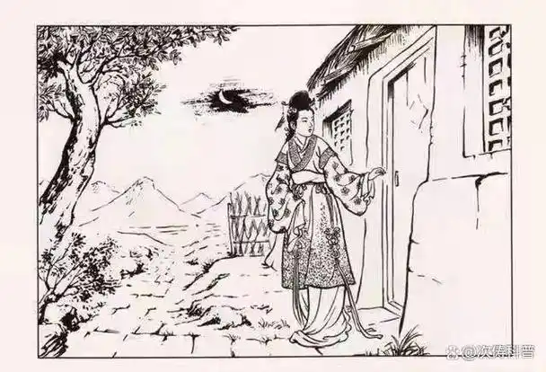 国画 简笔画 手绘 线稿 640_436