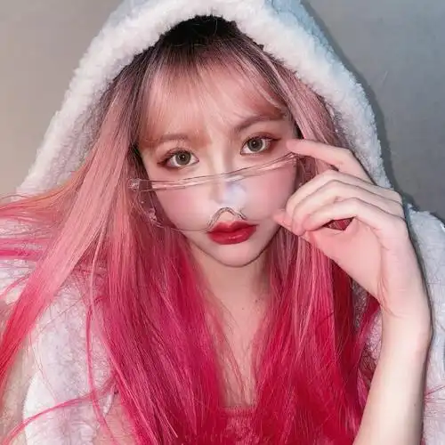 等了好久的粉色渐变头发终于来了很多小可爱