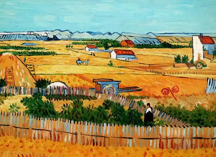 世界名画赏析|领略梵高麦田系列的魅力