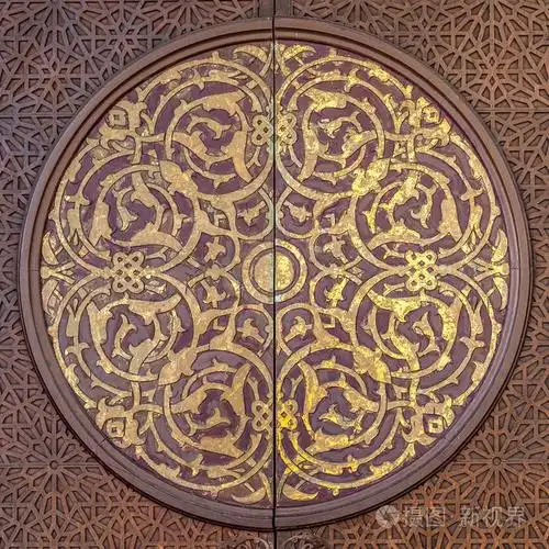 一座古老的阿拉伯清真寺图案