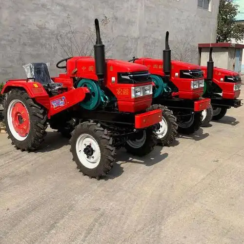 20马力四轮拖拉机旋耕机 低矮型四轮开沟机 小型四轮拖拉机厂家