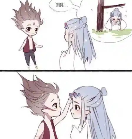 当哪吒亲敖丙龙角时看到他的反应后网友也太可爱了吧