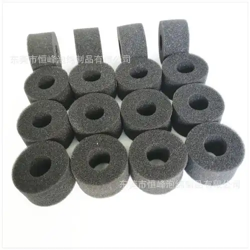 包装辅助弹力海绵垫圈高密度穿孔海绵内托 塑料盒填充海绵内圈垫