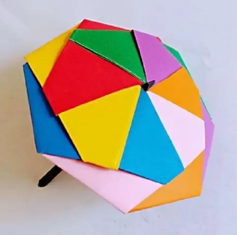 手工活动:《彩虹伞》西安外事第一幼儿园"停课不停学"线上活动!