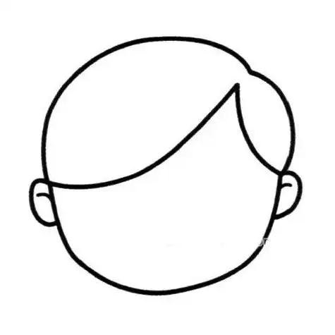 小宝宝头部简笔画 简笔画图片大全-普车都