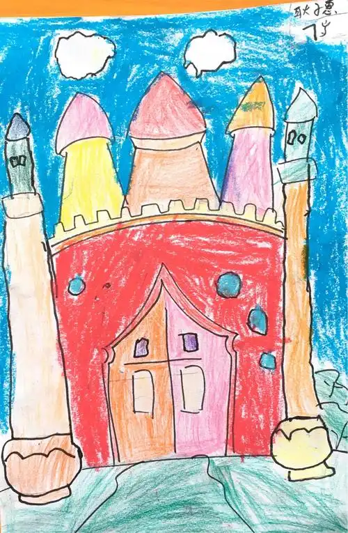 首创画室儿童画作品集——城堡