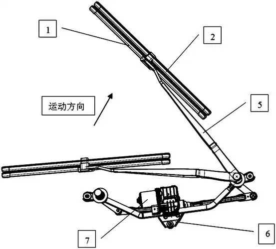 一种新型可除霜的雨刮器结构