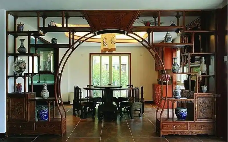 67西安装修公司排名博古架隔断墙这样设计更完美