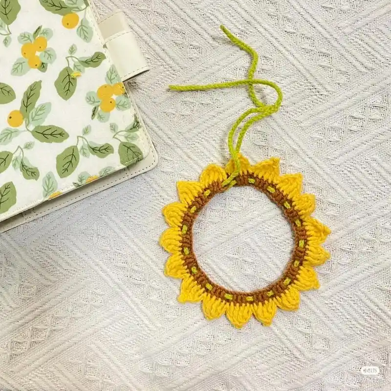 宠物项圈钩针编织图解合集~0193.猫猫狗狗的可爱项圈,给家 - 抖音