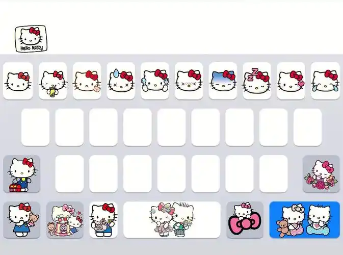 讯飞键盘皮肤hellokitty26键