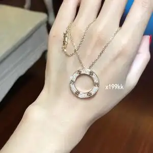 卡地亚项链锁骨链