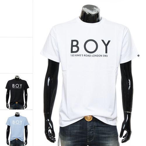 boy london英版潮牌 男简约百搭短袖圆领t恤 boy kings road tee