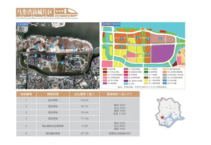 马銮湾新城规划图