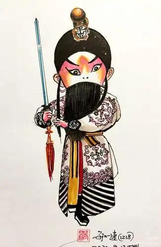 【学画】京剧人物