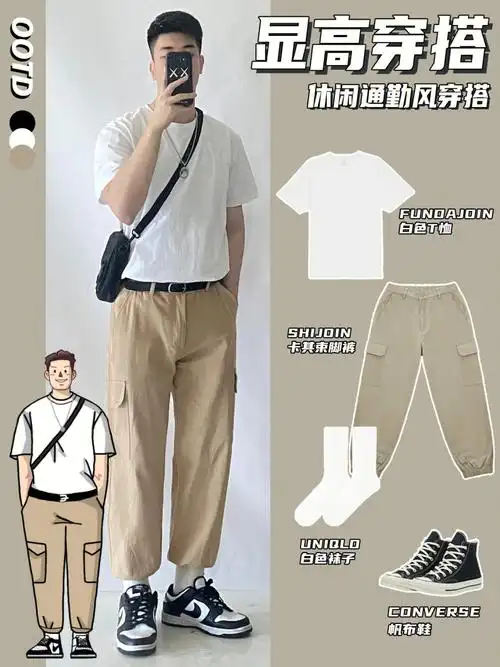 夏日男生显高穿搭技巧93丨一周帅气不重样60