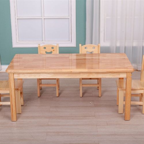 幼儿园实木桌子儿童课桌椅套装宝宝早教学习桌家用长方画画写字桌