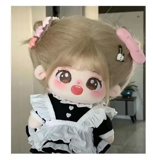 甜甜棉花娃娃毛绒公仔女娃20cm可换装人形玩偶送女生情侣闺蜜礼物儿童