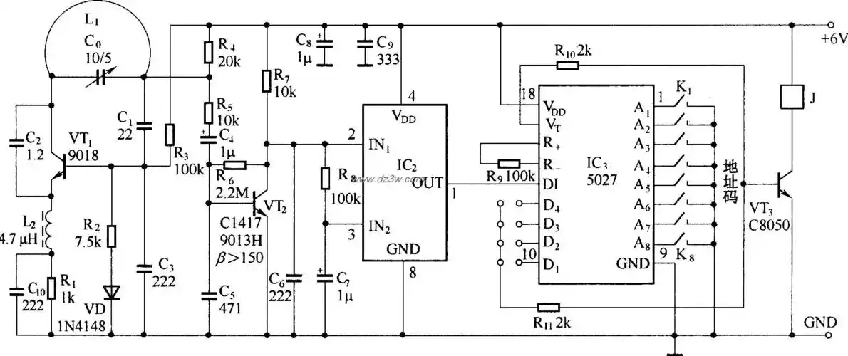 超小型400米无线遥控器电-汽车电子电路图-电子产品世界