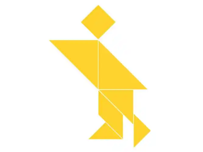 七巧板人的形状和解决方案