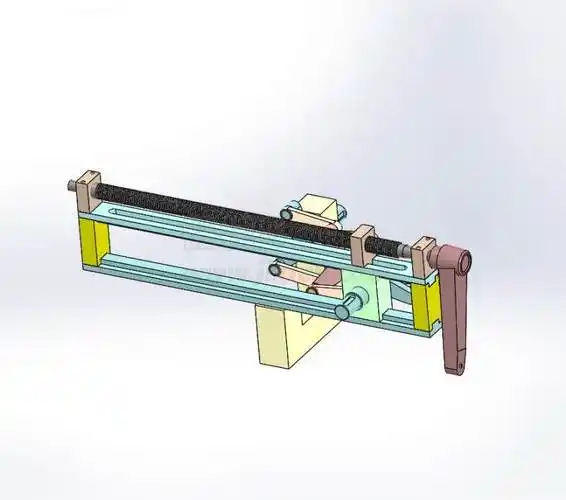 丝杠传动三维图