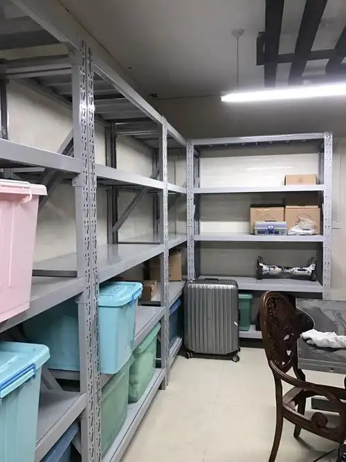 轻型货架置物架多层地下室储物架车库货架北京货架家用储藏室货架