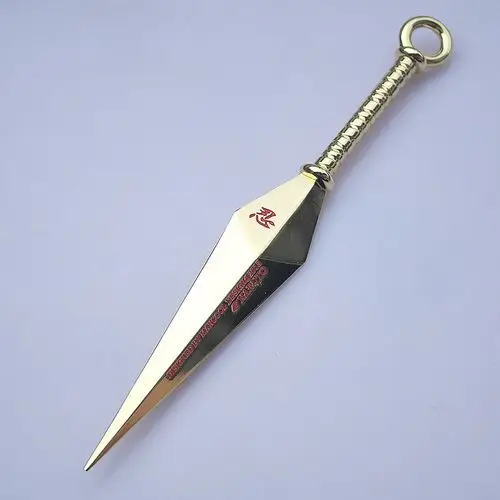 火影忍者武器飞雷神四代目苦无手里剑飞镖合金兵器模型道具大号