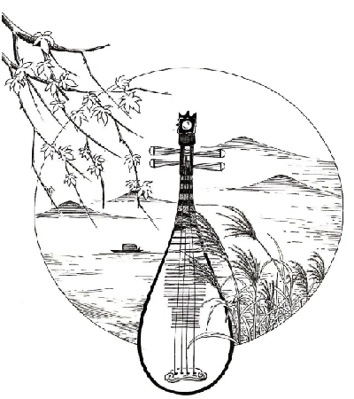 琵琶简笔画步骤有哪些?