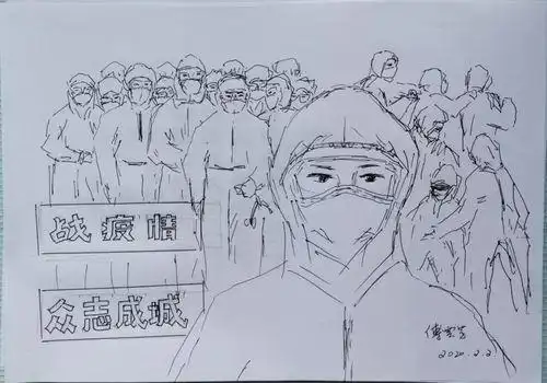 抗疫人物简笔画抗疫人物简笔画卡通