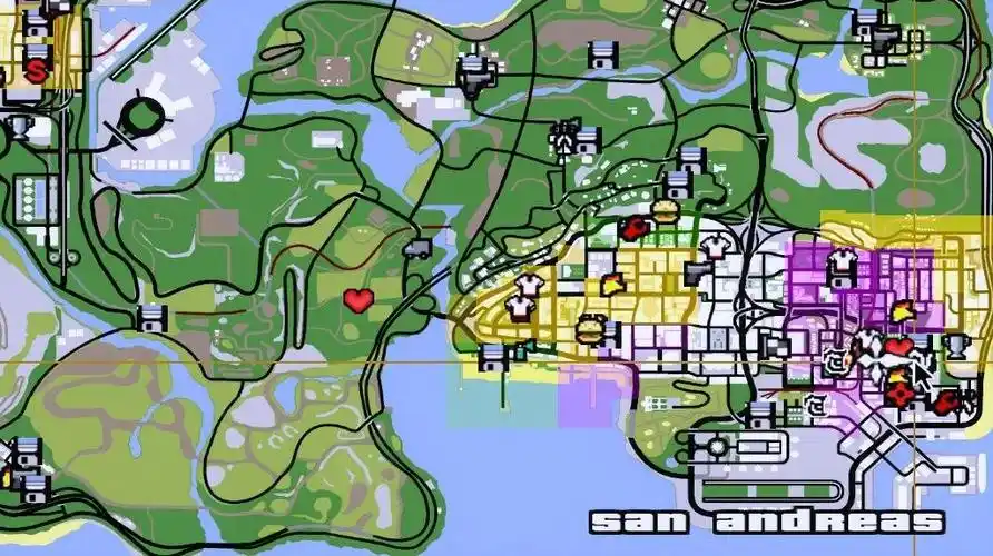 图片[1]-gta 侠盗猎车 圣安地列斯 藤原豆腐店地图mod-mods6游戏模组