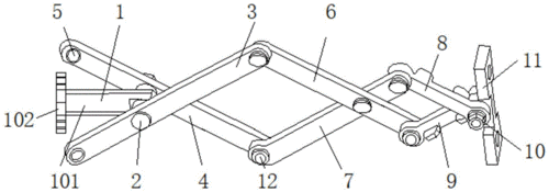 一种专用机械手伸缩机构的制作方法
