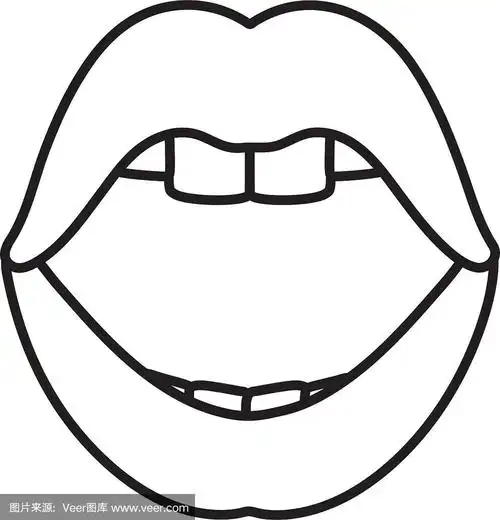 女人嘴唇喜剧风格