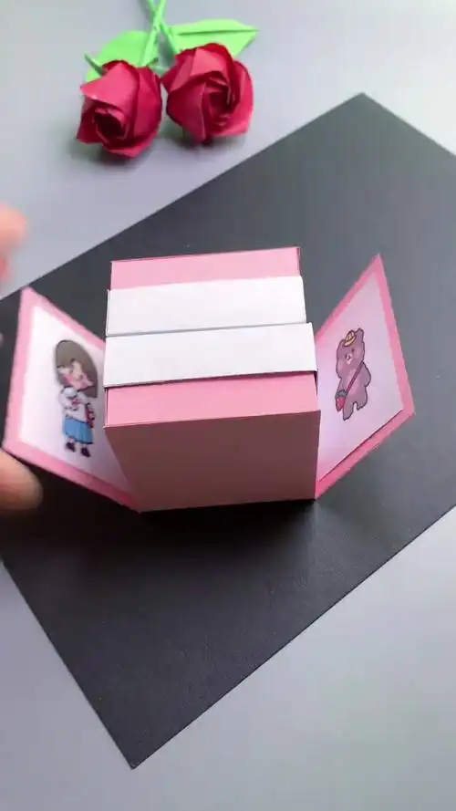 手工制作教你做超好看的惊喜礼物盒送给爸爸一个惊喜礼物