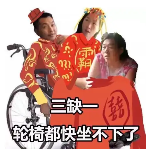 三缺一,轮椅都快坐不下了(高铁霸座全家福)