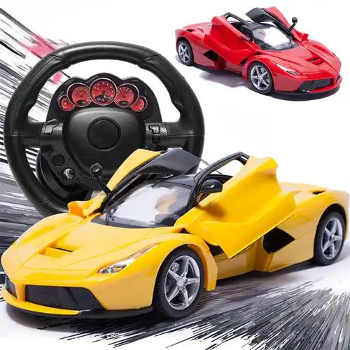 玩具车114遥控车充电一键开门儿童遥控汽车漂移电动玩具赛车模型