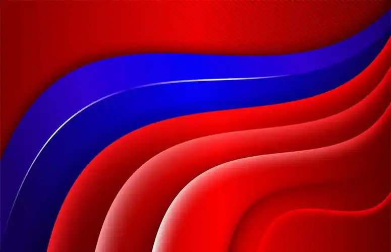 深红色和蓝色充满活力的渐变色彩背景柔软明亮的渐变墙纸,用于 i>移