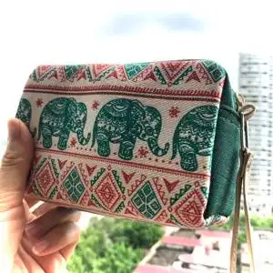 泰国手工小包 钥匙包零钱包大象图案
