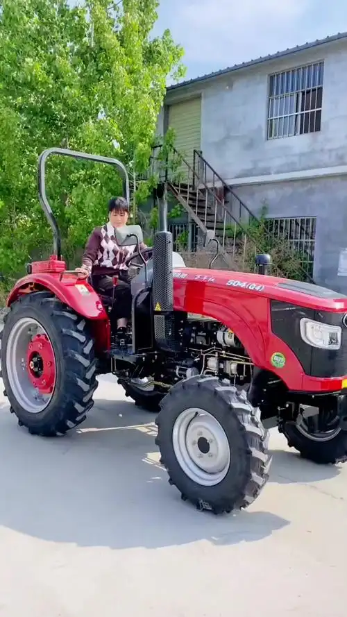 世纪红504拖拉机 - 抖音